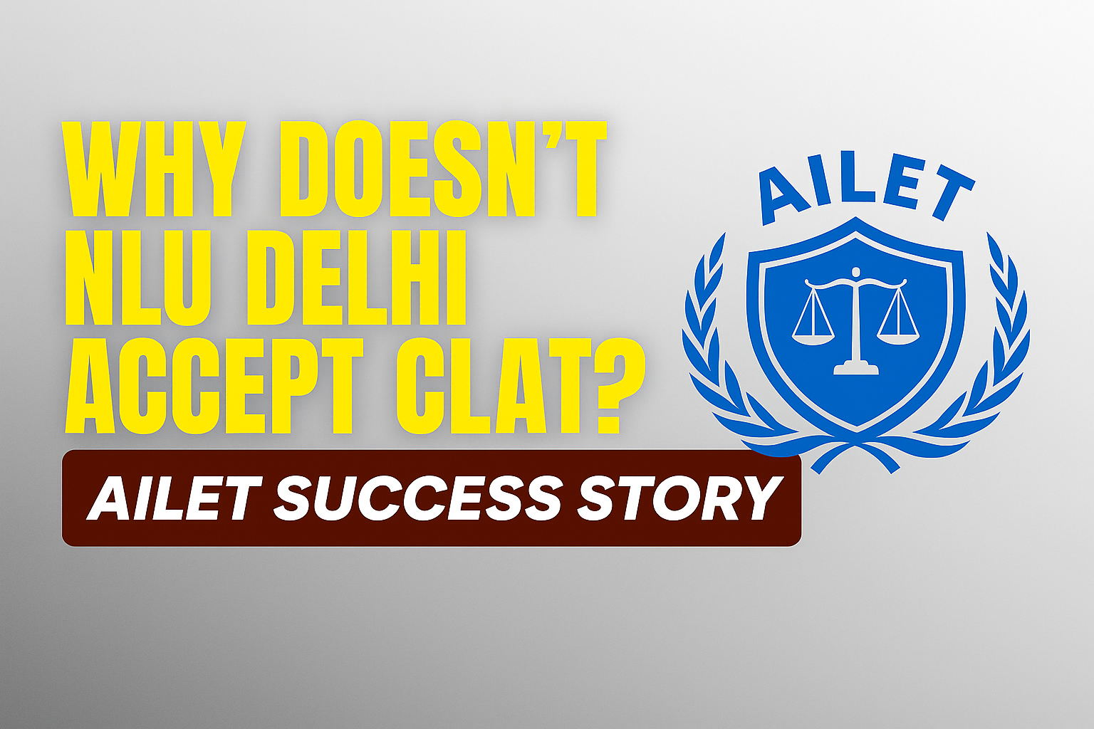 Why doesn’t NLU Delhi accept CLAT?