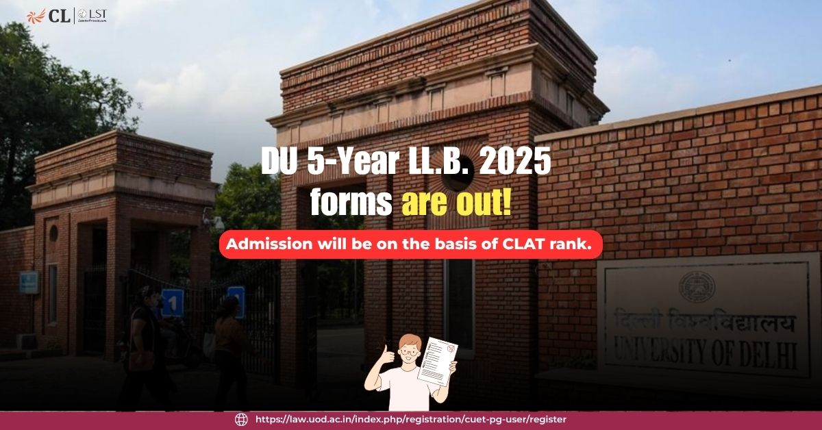 DU 5-Year LLB 2025 Forms Are Out!