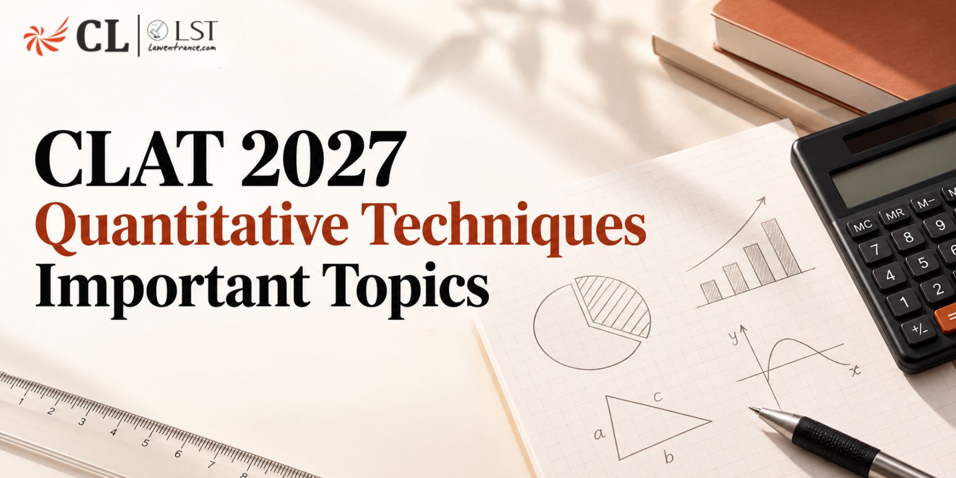 CLAT 2027 Quantitative Techniques Important Topics
