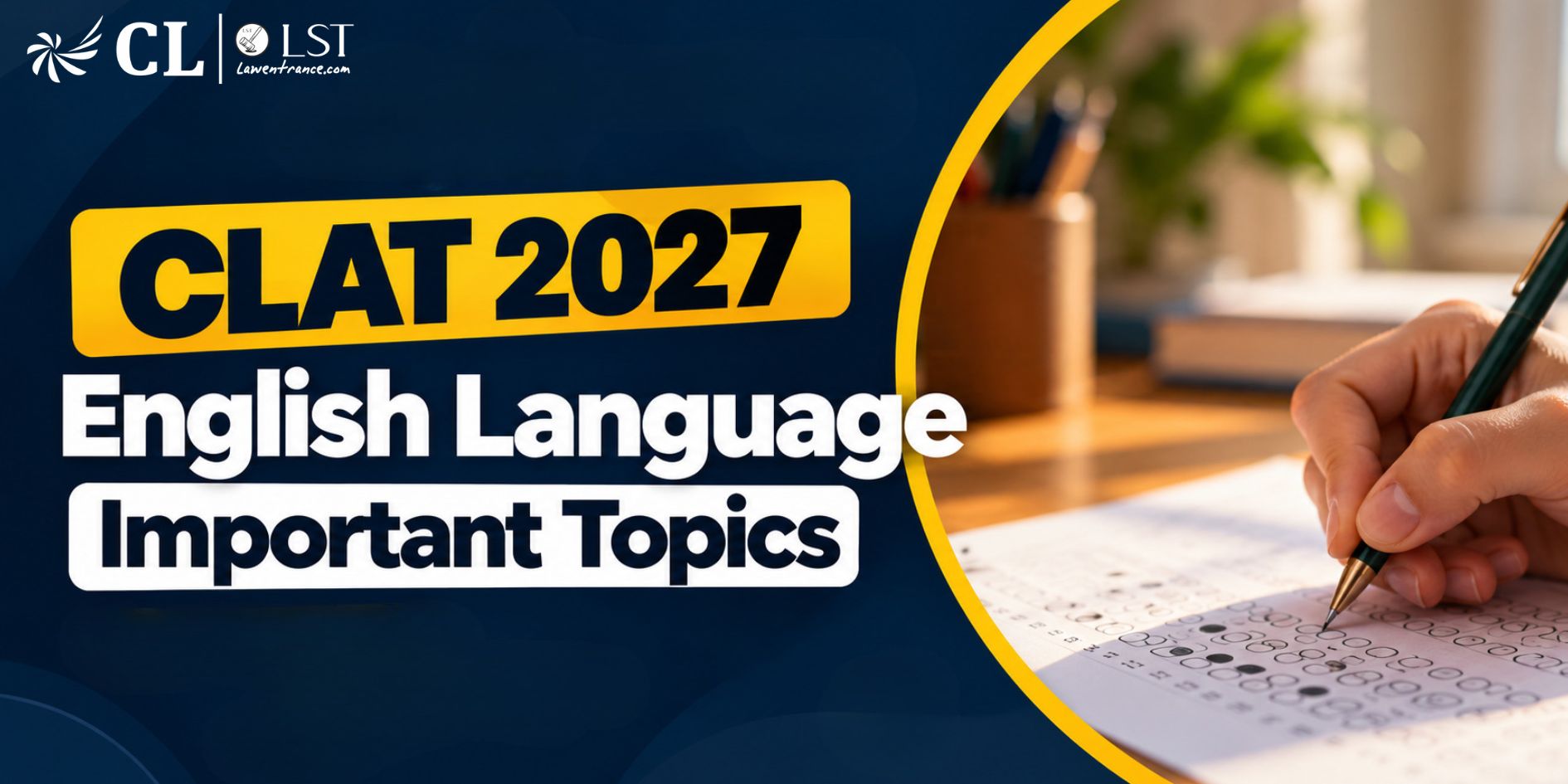 CLAT 2027 English Language Important Topics